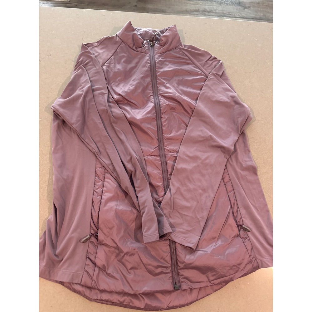 32 Degrees Cool Womens XL Full Zip Lightweight Jacket Mauve‎ Purple Coat